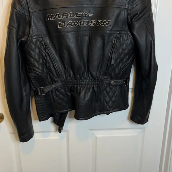 Vintage Harley Davidson Leather Motorcycle Jacket